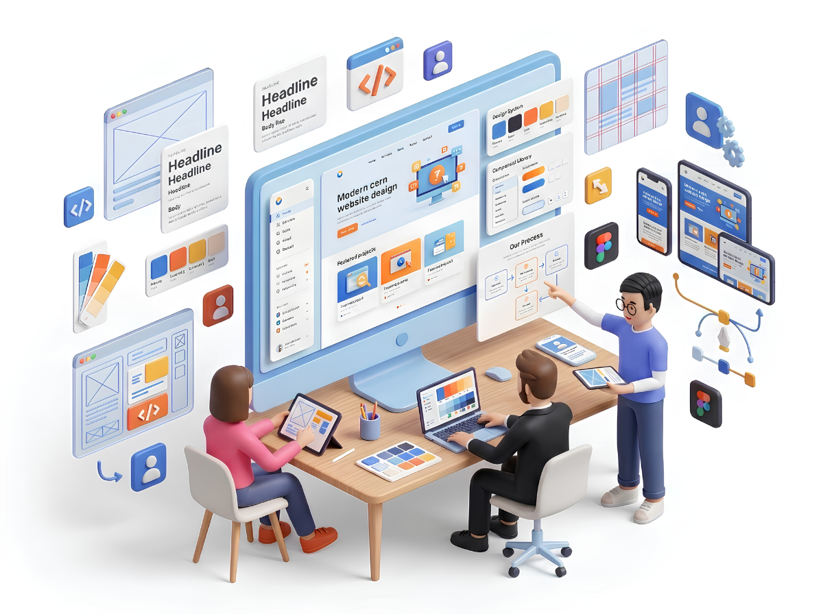 Custom web design and responsive website development by Breezeway Tech