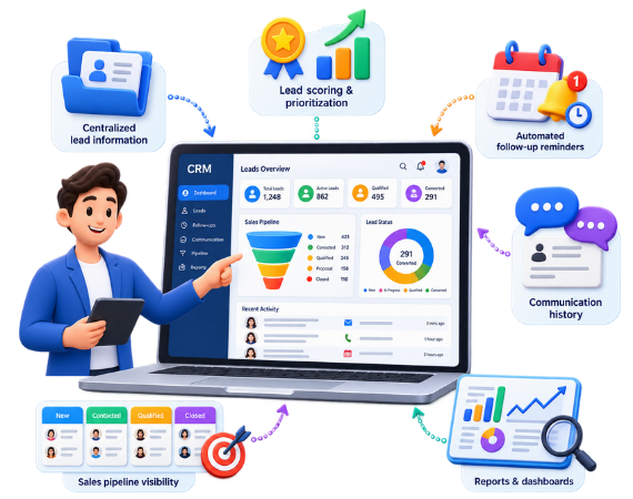 What is CRM based Lead Management